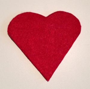 Cuore di Natale ritagliato Cuore di Natale ritagliato