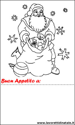 Segnaposti Natale