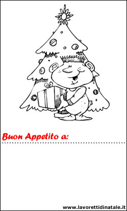Segnaposto di Natale carino